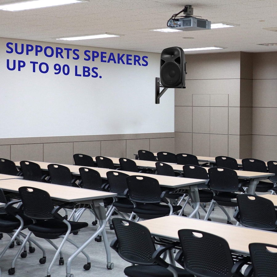 Image 809553_ALTMORE6.jpg, Product 809-553 / Price $94.99, LyxPro Speaker Wall Mount Brackets (Set of 2) for PA Speakers, 90 Lbs. Weight Capacity - Black from LyxPro on TSC.ca's Toys & Hobbies department