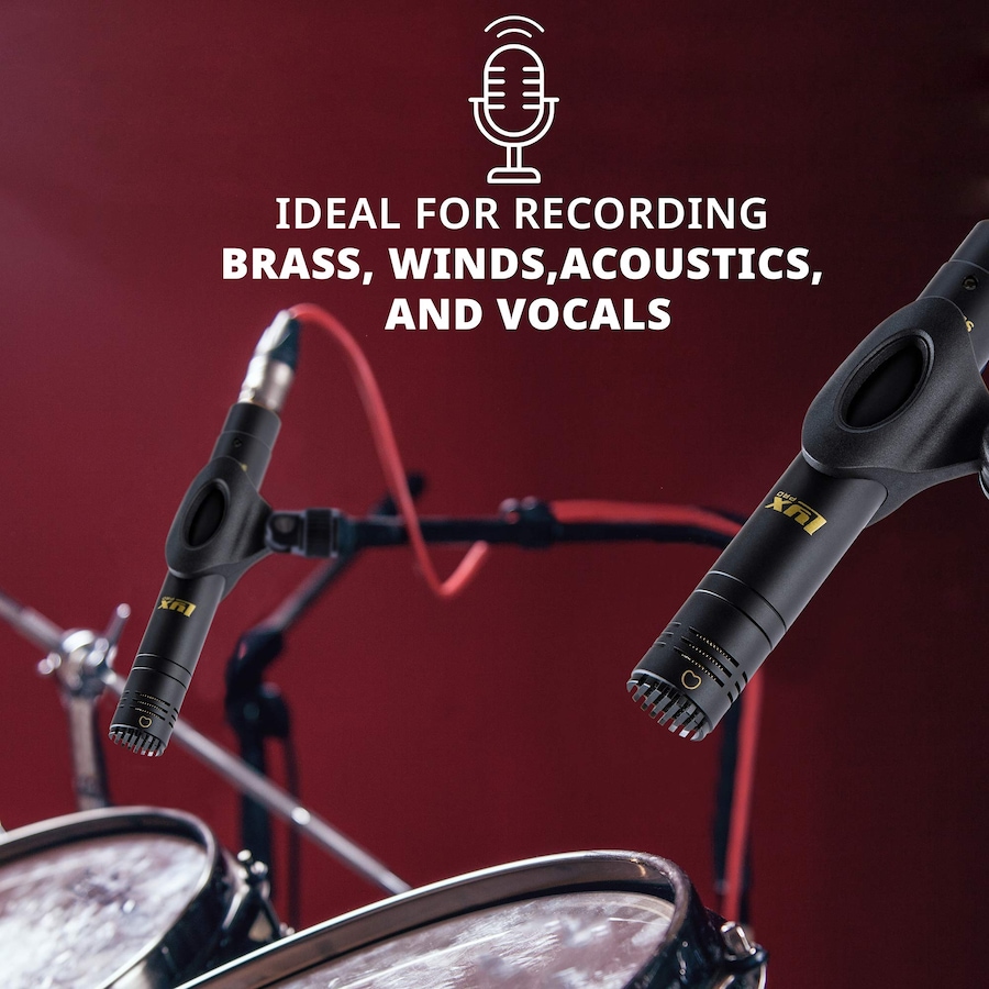 Image 809554_ALTMORE5.jpg, Product 809-554 / Price $149.99, LyxPro Pair of Pencil Condenser Microphone Stick Set with Omni, Cardioid & Super Cardioid Capsules from LyxPro on TSC.ca's Toys & Hobbies department
