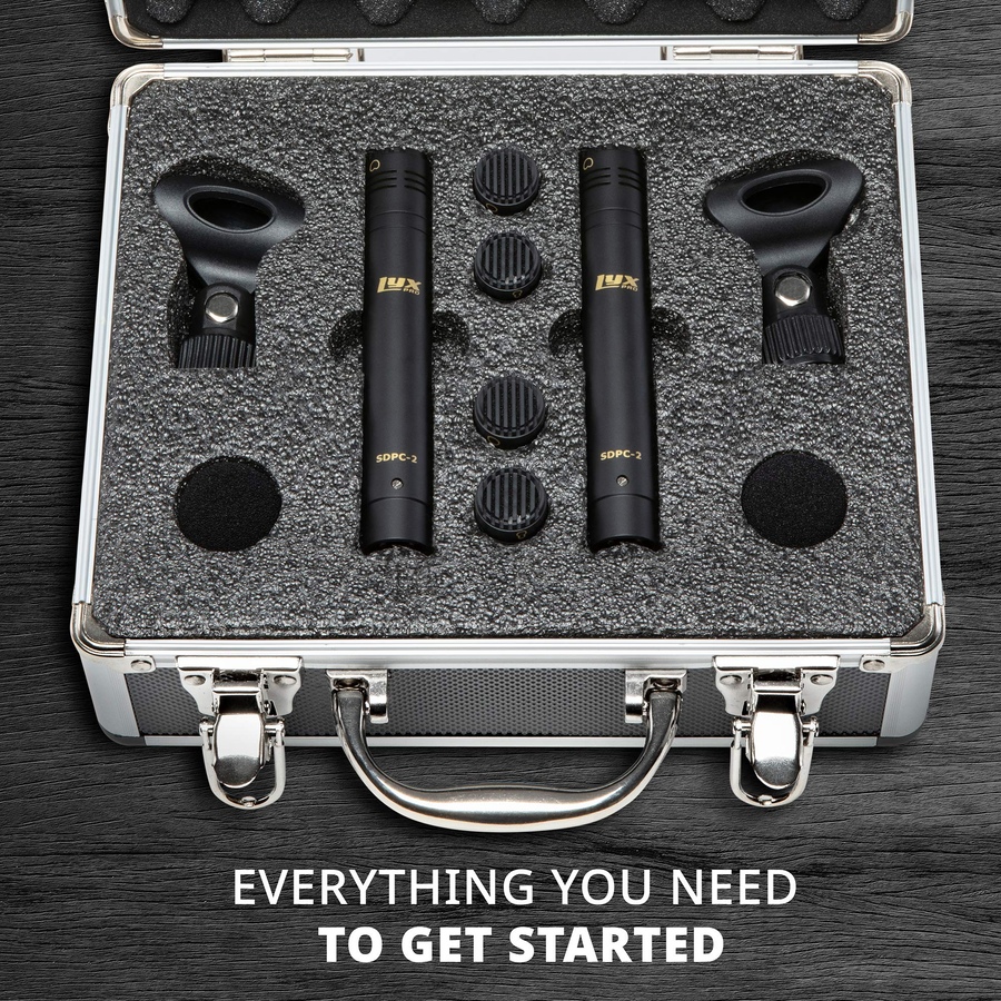 Image 809554_ALTMORE7.jpg, Product 809-554 / Price $149.99, LyxPro Pair of Pencil Condenser Microphone Stick Set with Omni, Cardioid & Super Cardioid Capsules from LyxPro on TSC.ca's Toys & Hobbies department