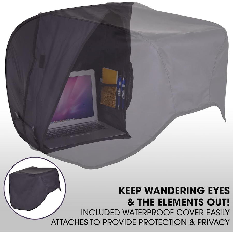 Image 809556_ALTMORE1.jpg, Product 809-556 / Price $79.99, RitzGear Laptop Sun Shade, Portable Laptop Tent & Carry Case for 17” Computer, Tablet & Smartphone from Ritz Gear on TSC.ca's Electronics department