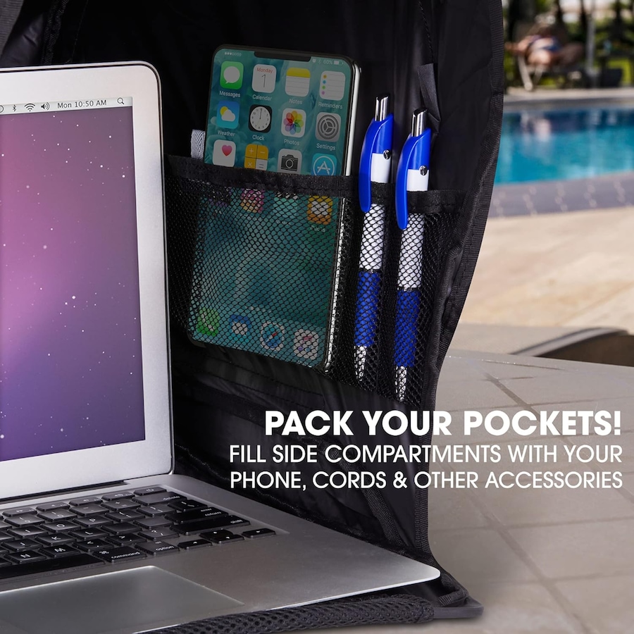 Image 809556_ALTMORE3.jpg, Product 809-556 / Price $79.99, RitzGear Laptop Sun Shade, Portable Laptop Tent & Carry Case for 17” Computer, Tablet & Smartphone from Ritz Gear on TSC.ca's Electronics department