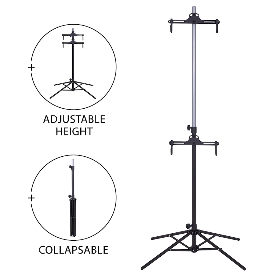 Image 809562_ALTMORE4.jpg, Product 809-562 / Price $99.99, RaxGo Freestanting Bike Stand, 2 Bicycle Stand with Adjustable Height, for Mountain & Road Bicycles from Raxgo on TSC.ca's Health & Fitness department