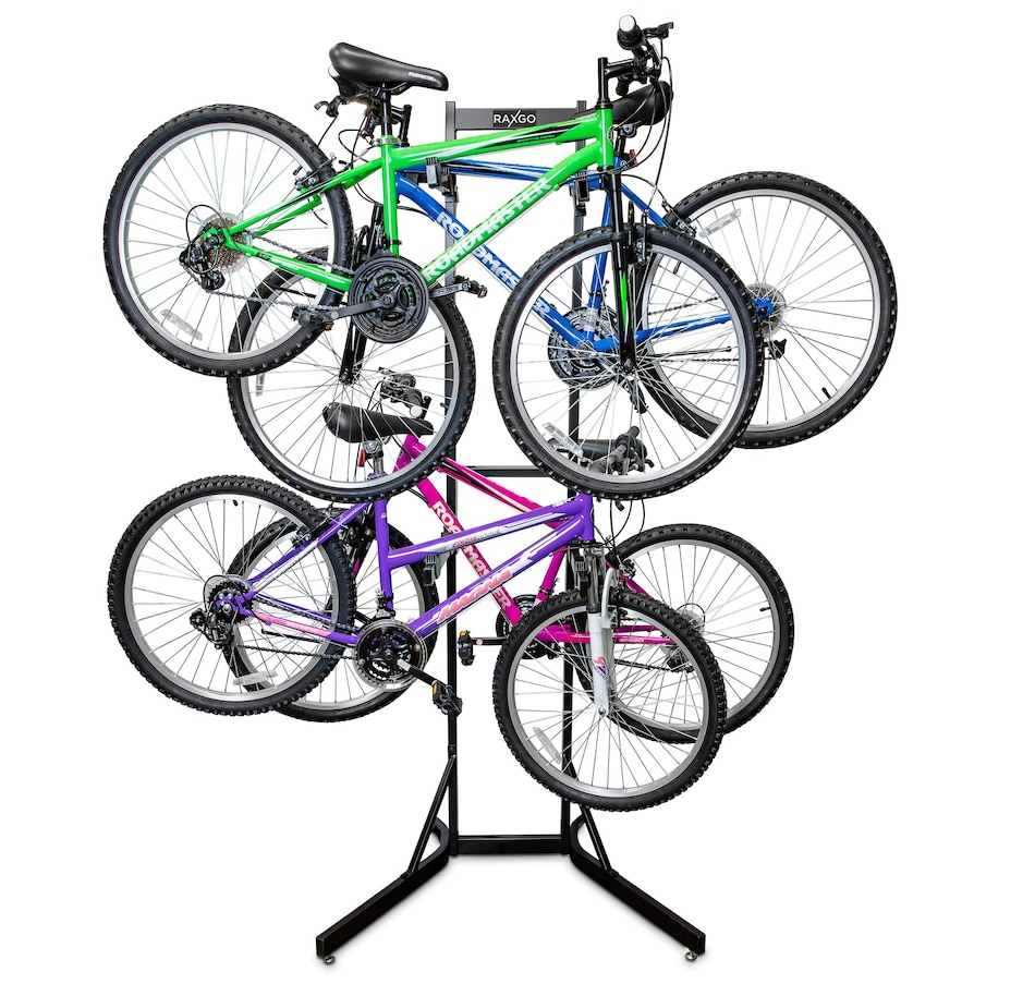 Image 809566.jpg, Product 809-566 / Price $229.99, RaxGo Freestanting Bike Stand, 4 Bicycle Stand with Adjustable Height, for Mountain & Road Bicycles from Raxgo on TSC.ca's Health & Fitness department