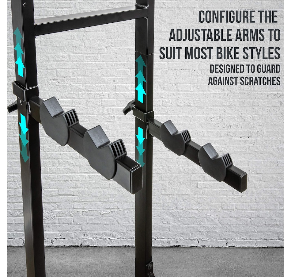 Image 809566_ALTMORE2.jpg, Product 809-566 / Price $229.99, RaxGo Freestanting Bike Stand, 4 Bicycle Stand with Adjustable Height, for Mountain & Road Bicycles from Raxgo on TSC.ca's Health & Fitness department