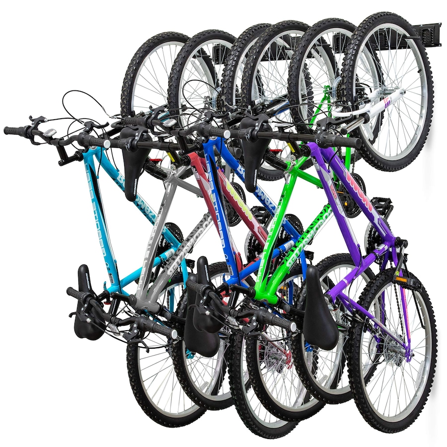 Image 809567.jpg, Product 809-567 / Price $69.99, RaxGo Garage Bike Rack, Wall Mounted Bike Hanger, 6 Adjustable Hooks Universal for Indoor & Home Use from Raxgo on TSC.ca's Health & Fitness department