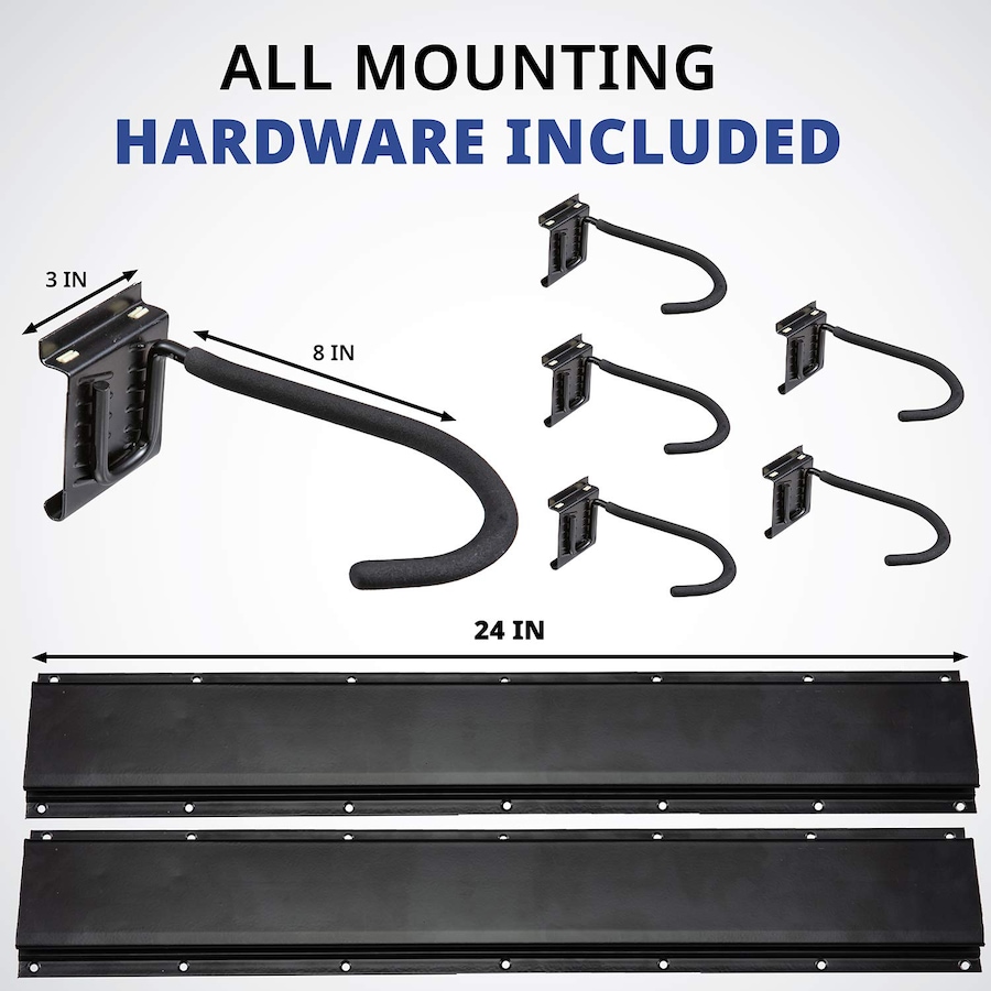 Image 809567_ALTMORE1.jpg, Product 809-567 / Price $69.99, RaxGo Garage Bike Rack, Wall Mounted Bike Hanger, 6 Adjustable Hooks Universal for Indoor & Home Use from Raxgo on TSC.ca's Health & Fitness department