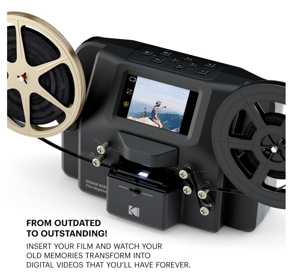 Image 809573_ALTMORE1.jpg, Product 809-573 / Price $629.99, Kodak REELS 8mm & Super 8 Film Scanner & Converter, Slide Scanner with Big 5” Screen from Kodak on TSC.ca's Toys & Hobbies department