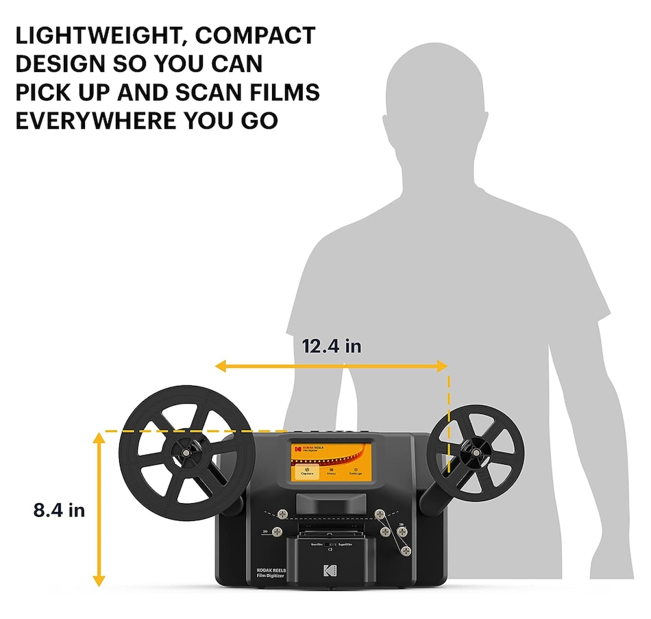 Image 809573_ALTMORE3.jpg, Product 809-573 / Price $629.99, Kodak REELS 8mm & Super 8 Film Scanner & Converter, Slide Scanner with Big 5” Screen from Kodak on TSC.ca's Toys & Hobbies department