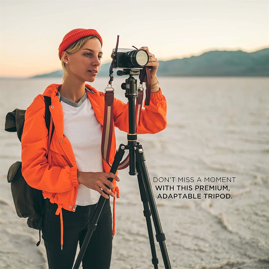 Image 809574_ALTMORE5.jpg, Product 809-574 / Price $149.99, Kodak PhotoGear 63” Camera Tripod & Monopod, 2-in-1 Camera Tripod Stand W/Remote & 360° Ball Head from Kodak on TSC.ca's Electronics department