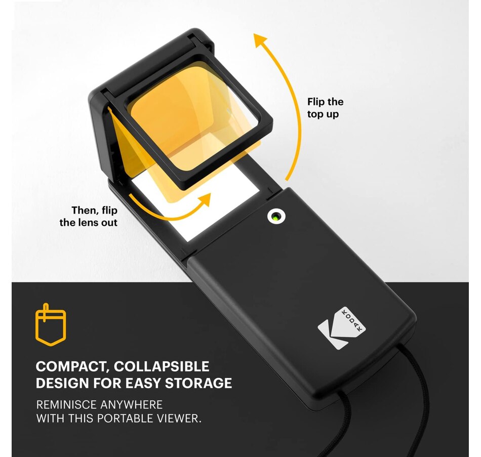 Image 809588_ALTMORE2.jpg, Product 809-588 / Price $49.99, Kodak Magnifying Lighted Slide Viewer, Compact Portable 1.8x LED Backlight for 35mm Film Slides from Kodak on TSC.ca's Toys & Hobbies department