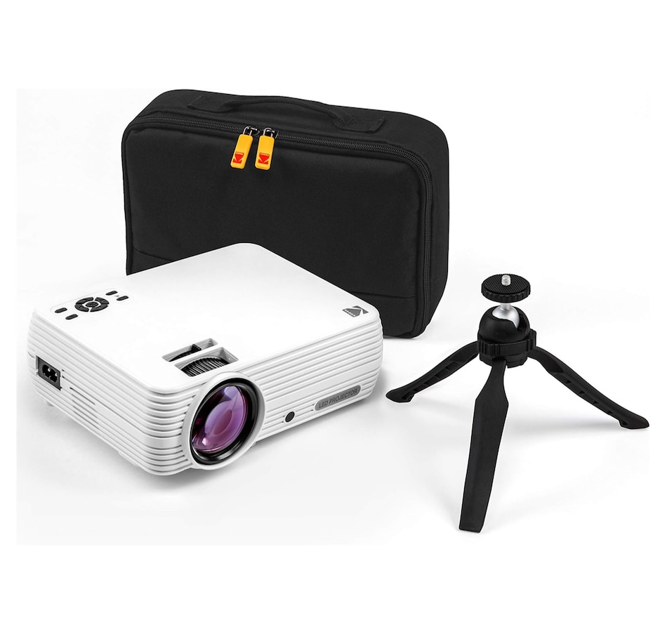 Image 809598.jpg, Product 809-598 / Price $124.99, Kodak FLIK X4 Home Projector, 1080p Support, 4.0 LCD Portable Projector with Remote, Tripod & Case from Kodak on TSC.ca's Electronics department