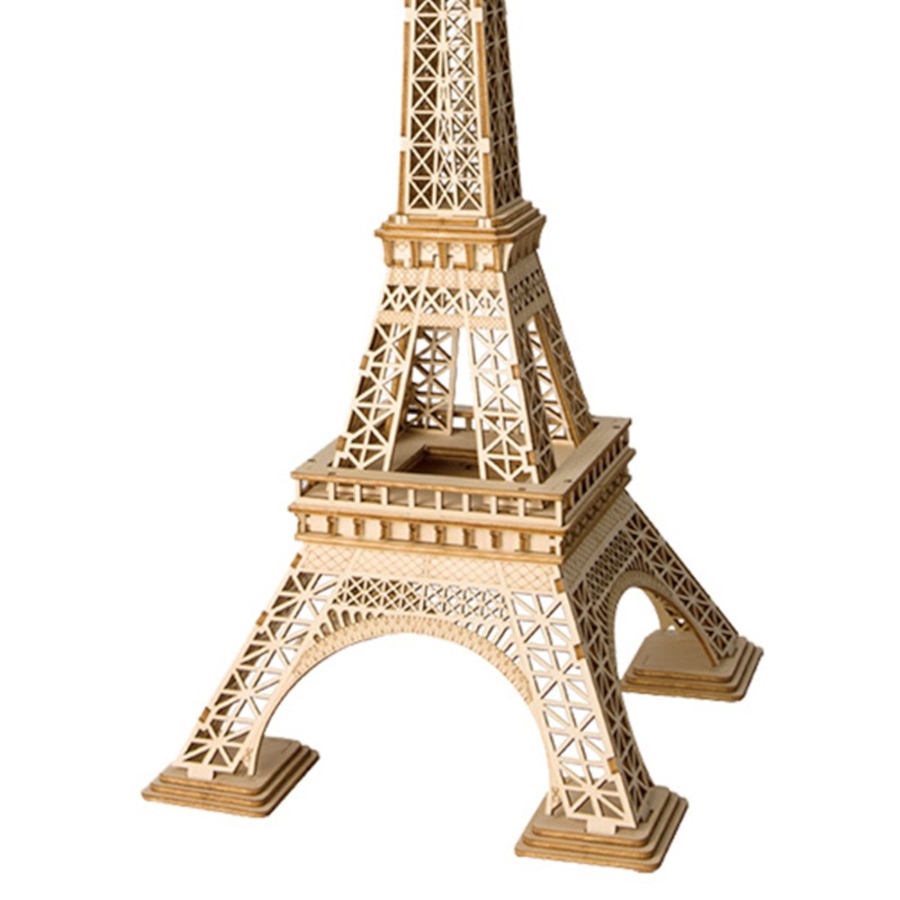 Image 809599_ALTMORE1.jpg, Product 809-599 / Price $19.99, Rolife Eiffel Tower TG501 – 3D Wooden Puzzle (121 Pieces) for Ages 8+ | STEM Educational Model, Easy Assembly from Tradeopia on TSC.ca's Toys & Hobbies department