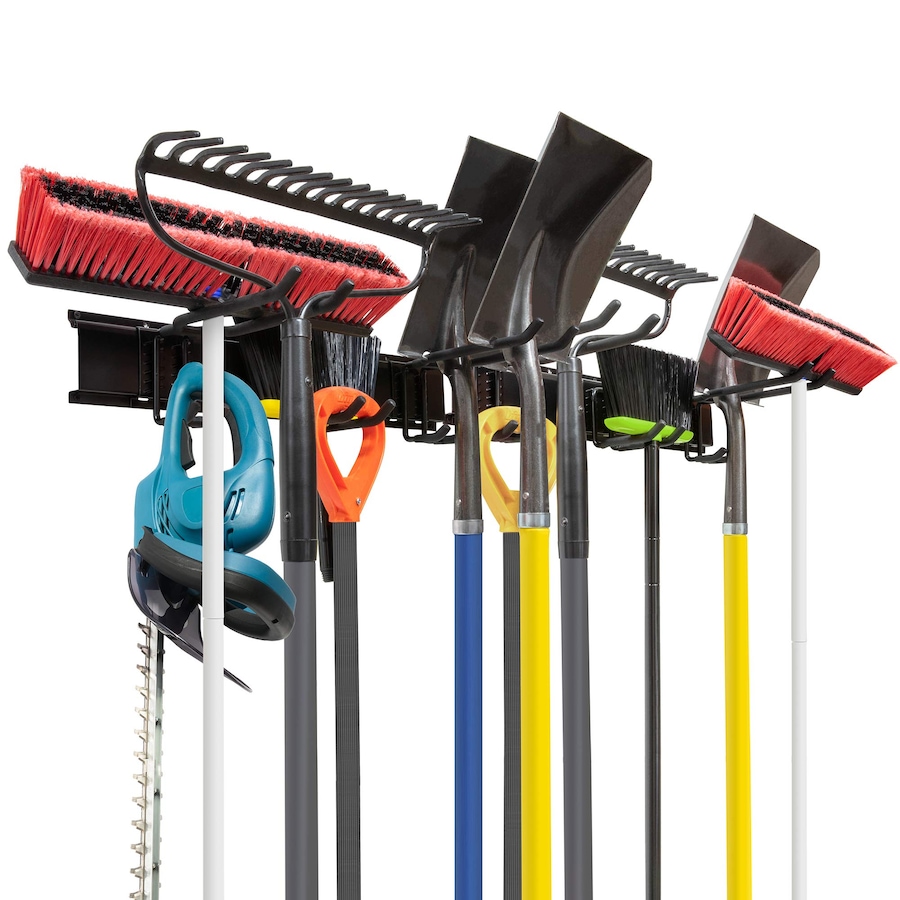 Image 809603.jpg, Product 809-603 / Price $89.99, RightHand Tool Storage Rack, 8 Piece Wall Mounted Garage Organizer for Broom, Mop, Rake Shovel & Tools from RightHand on TSC.ca's Home & Garden department