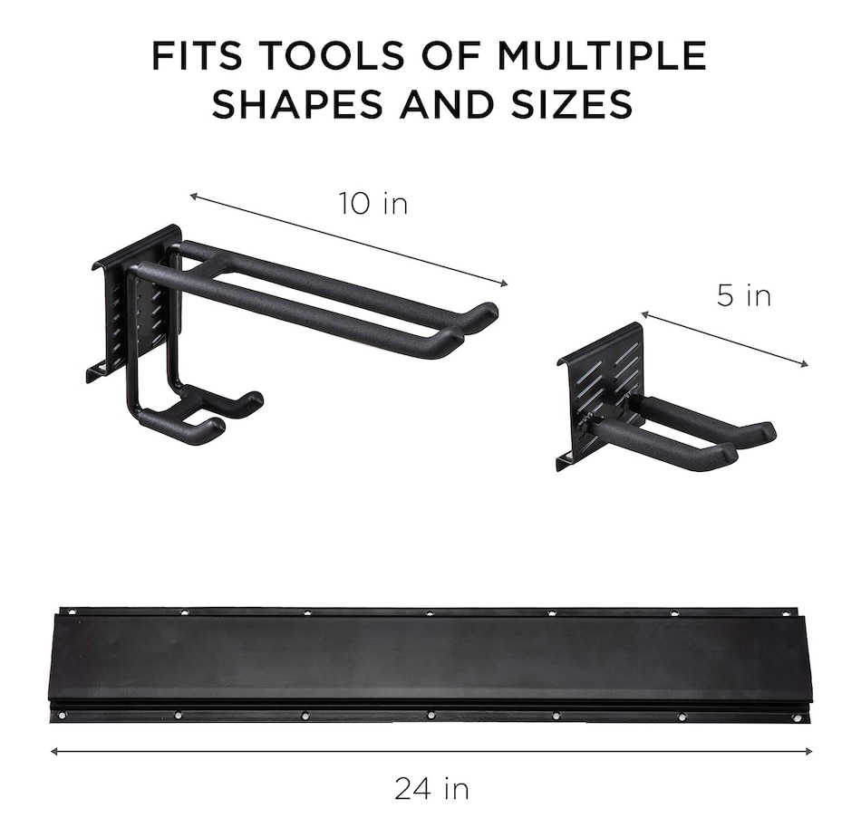 Image 809603_ALTMORE3.jpg, Product 809-603 / Price $89.99, RightHand Tool Storage Rack, 8 Piece Wall Mounted Garage Organizer for Broom, Mop, Rake Shovel & Tools from RightHand on TSC.ca's Home & Garden department