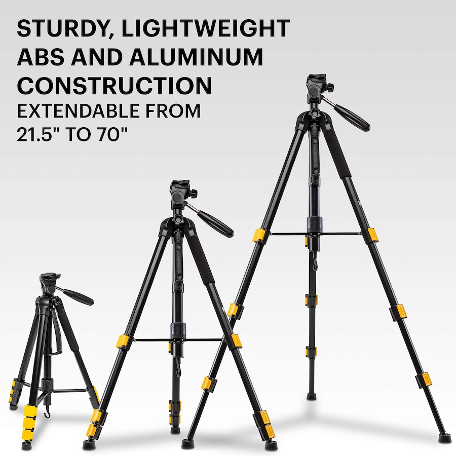 Image 809616_ALTMORE1.jpg, Product 809-616 / Price $99.99, Kodak PhotoGear 2-in-1 Camera Tripod & Monopod with 70” 4-Section Flip-Lock Tripod & Remote from Kodak on TSC.ca's Electronics department