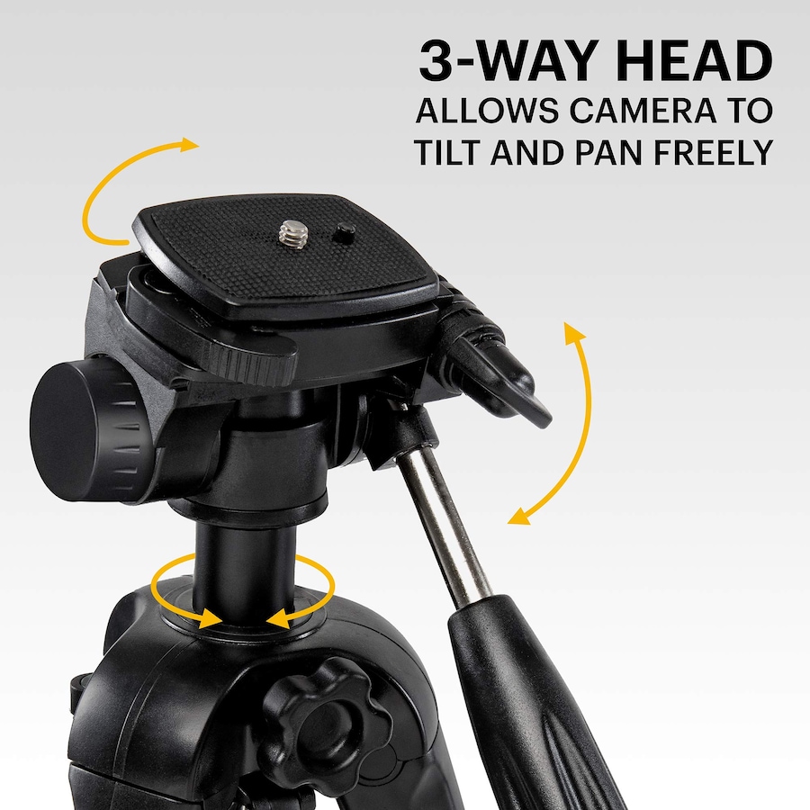 Image 809616_ALTMORE3.jpg, Product 809-616 / Price $99.99, Kodak PhotoGear 2-in-1 Camera Tripod & Monopod with 70” 4-Section Flip-Lock Tripod & Remote from Kodak on TSC.ca's Electronics department
