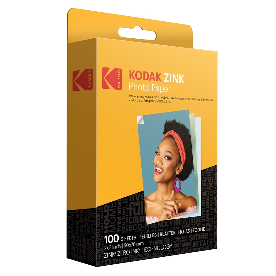 Image 809619.jpg, Product 809-619 / Price $69.99, Kodak Zink Photo Paper 2x3"(100 Sheets) Compatible with PRINTOMATIC, Smile & Step Cameras & Printers from Kodak on TSC.ca's Toys & Hobbies department