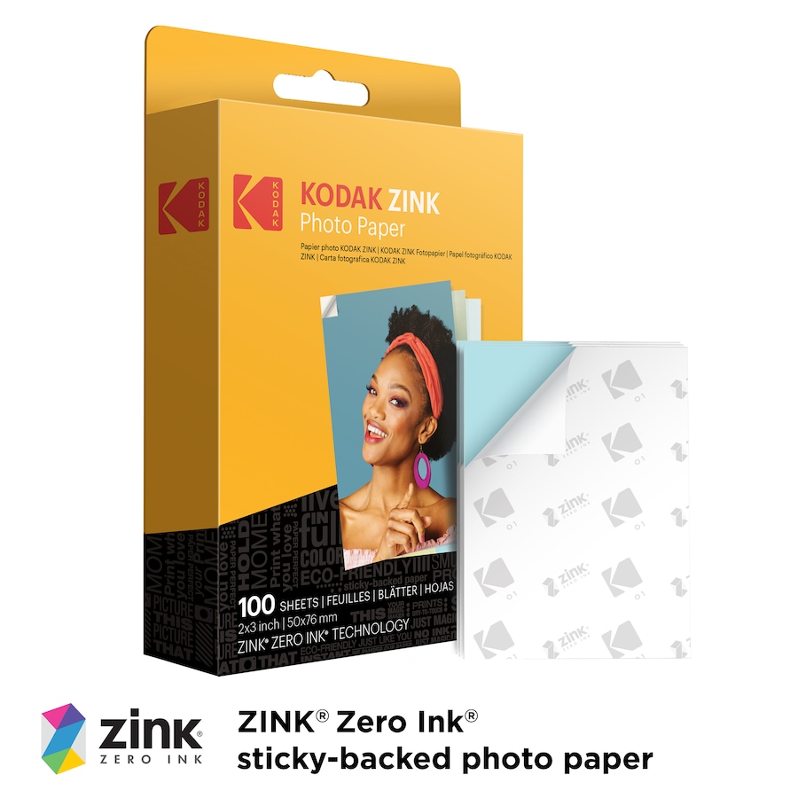 Image 809619_ALTMORE1.jpg, Product 809-619 / Price $69.99, Kodak Zink Photo Paper 2x3"(100 Sheets) Compatible with PRINTOMATIC, Smile & Step Cameras & Printers from Kodak on TSC.ca's Toys & Hobbies department