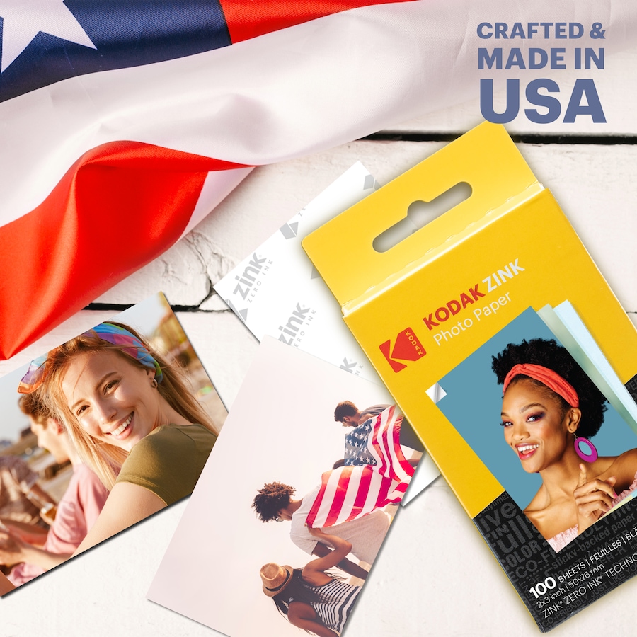 Image 809619_ALTMORE5.jpg, Product 809-619 / Price $69.99, Kodak Zink Photo Paper 2x3"(100 Sheets) Compatible with PRINTOMATIC, Smile & Step Cameras & Printers from Kodak on TSC.ca's Toys & Hobbies department