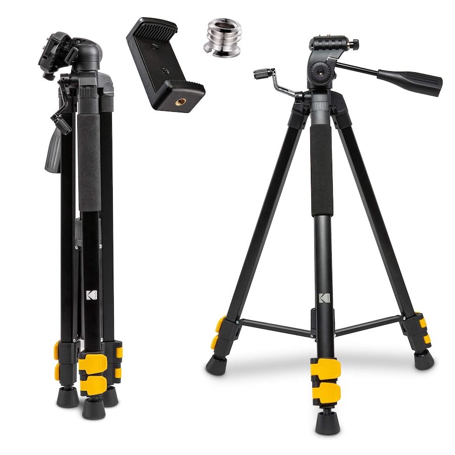 Image 809629.jpg, Product 809-629 / Price $45.99, Kodak PhotoGear 62" Camera Tripod, 3-Section Aluminum Flip-Lock Tripod Adjusts 22”-62” from Kodak on TSC.ca's Electronics department