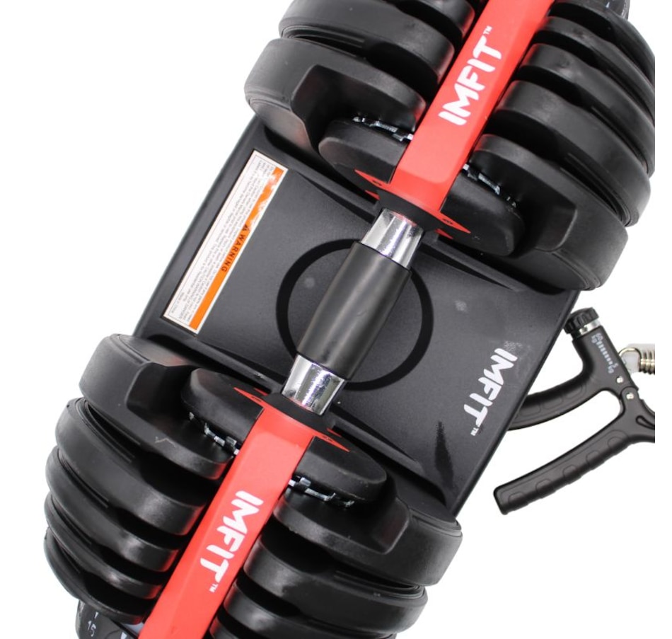 Image 810324_ALTMORE11.jpg, Product 810-324 / Price $189.99, IMFit 5lb-52.5lb Adjustable Dumbbell with Free Hand Grip Strengthener from IMGadgets on TSC.ca's Health & Fitness department