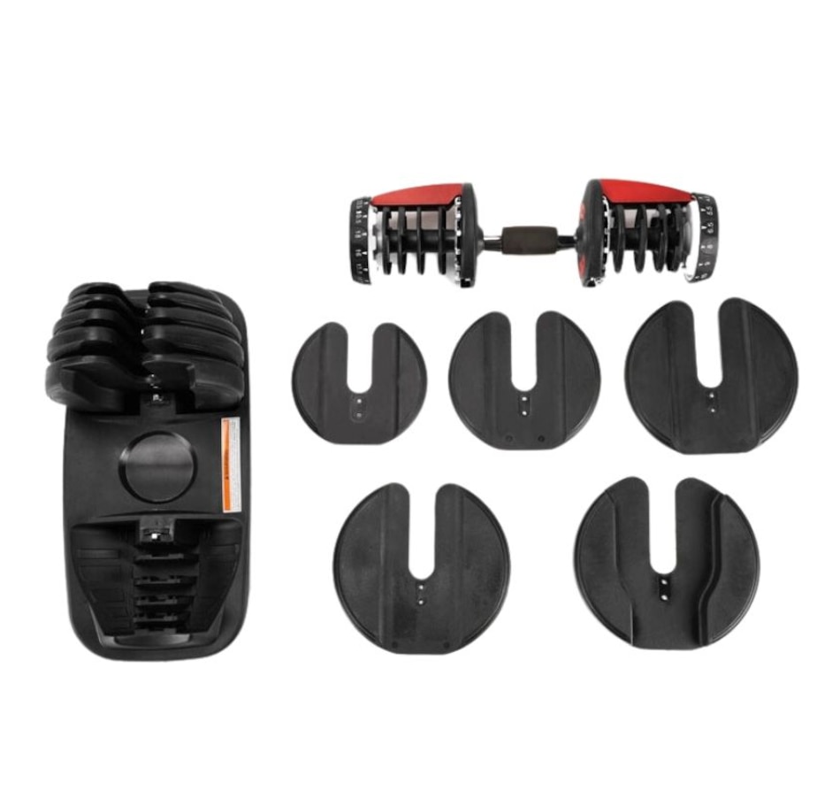 Image 810324_ALTMORE6.jpg, Product 810-324 / Price $189.99, IMFit 5lb-52.5lb Adjustable Dumbbell with Free Hand Grip Strengthener from IMGadgets on TSC.ca's Health & Fitness department