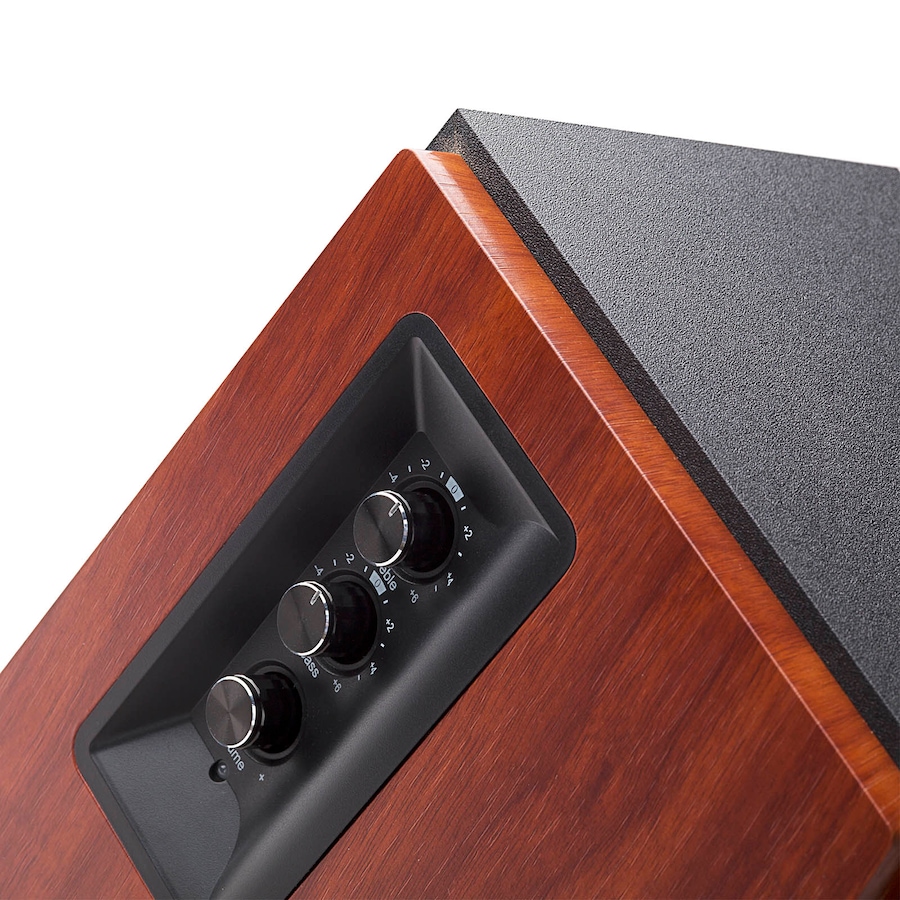 Image 810370_ALTMORE3.jpg, Product 810-370 / Price $249.99, Edifier R1700BT Bluetooth Bookshelf Speakers - Powered 2.0 Active Wood Speaker from Edifier on TSC.ca's Electronics department