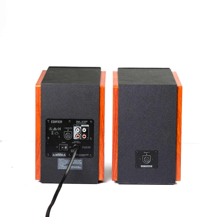 Image 810370_ALTMORE4.jpg, Product 810-370 / Price $249.99, Edifier R1700BT Bluetooth Bookshelf Speakers - Powered 2.0 Active Wood Speaker from Edifier on TSC.ca's Electronics department