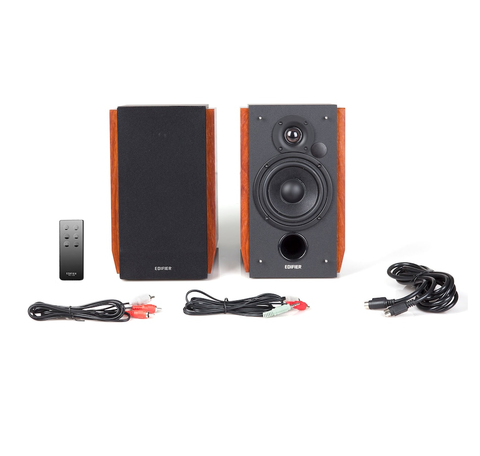 Image 810370_ALTMORE5.jpg, Product 810-370 / Price $249.99, Edifier R1700BT Bluetooth Bookshelf Speakers - Powered 2.0 Active Wood Speaker from Edifier on TSC.ca's Electronics department