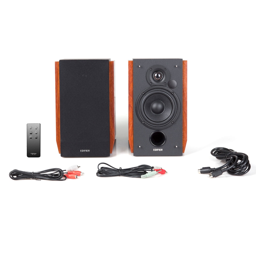 Image 810370_ALTMORE5.jpg, Product 810-370 / Price $249.99, Edifier R1700BT Bluetooth Bookshelf Speakers - Powered 2.0 Active Wood Speaker from Edifier on TSC.ca's Electronics department