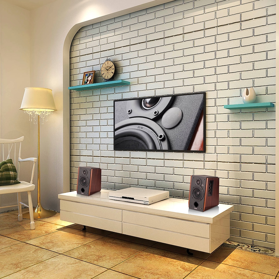 Image 810370_ALTMORE6.jpg, Product 810-370 / Price $249.99, Edifier R1700BT Bluetooth Bookshelf Speakers - Powered 2.0 Active Wood Speaker from Edifier on TSC.ca's Electronics department
