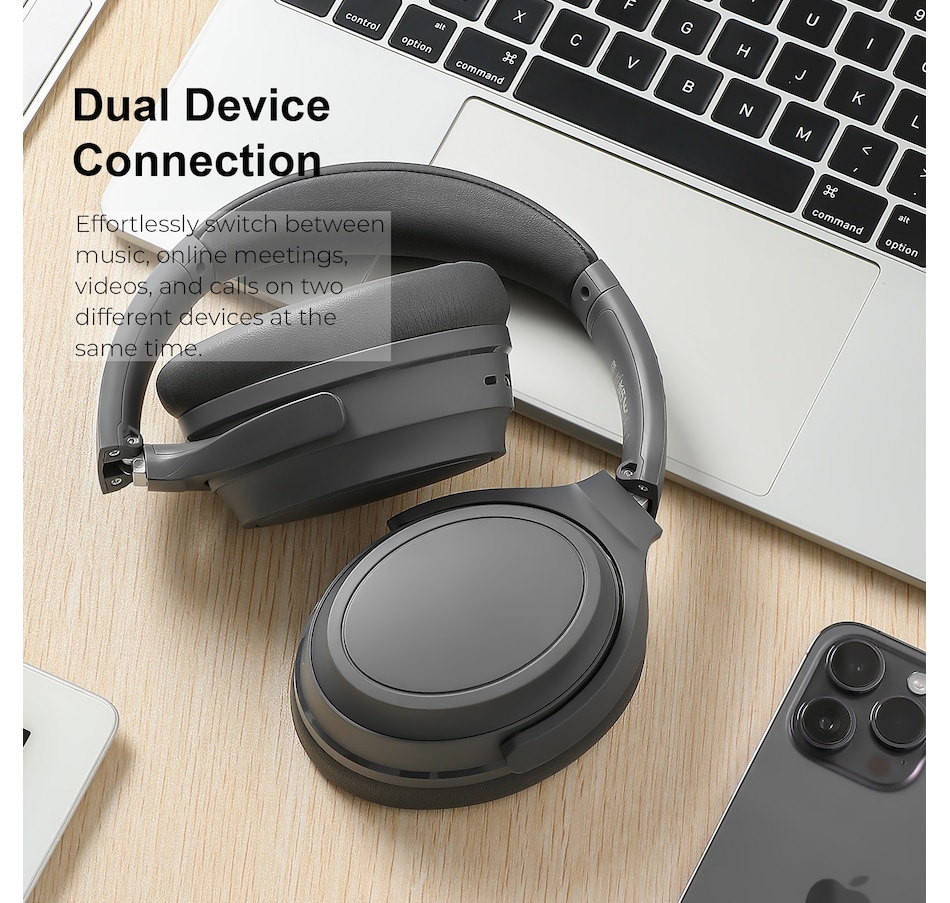 Image 810373_ALTMORE17.jpg, Product 810-373 / Price $69.99, Edifier WH700NB Wireless Active Noise Cancellation Over-Ear Headphones from Edifier on TSC.ca's Electronics department