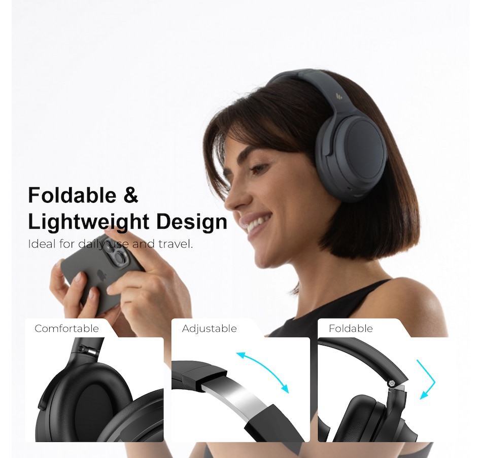 Image 810373_ALTMORE18.jpg, Product 810-373 / Price $69.99, Edifier WH700NB Wireless Active Noise Cancellation Over-Ear Headphones from Edifier on TSC.ca's Electronics department