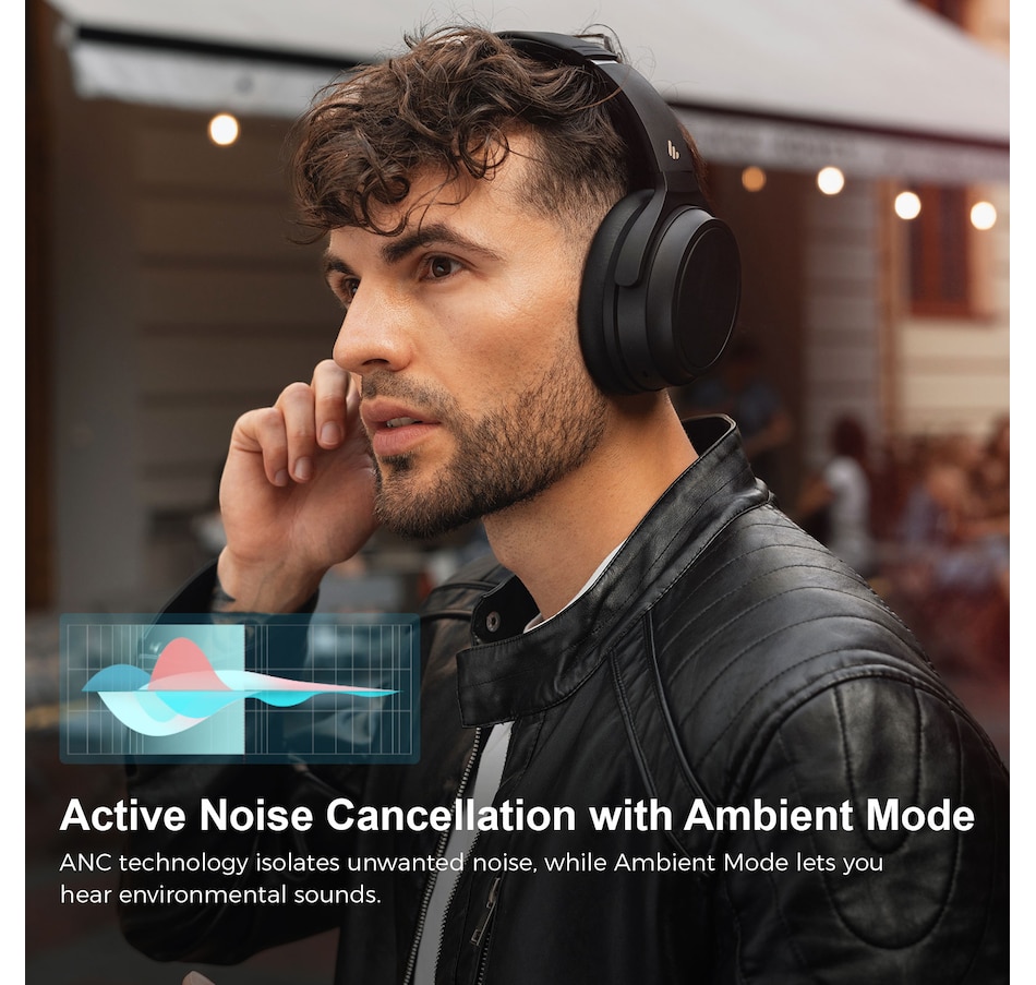 Image 810373_ALTMORE3.jpg, Product 810-373 / Price $69.99, Edifier WH700NB Wireless Active Noise Cancellation Over-Ear Headphones from Edifier on TSC.ca's Electronics department