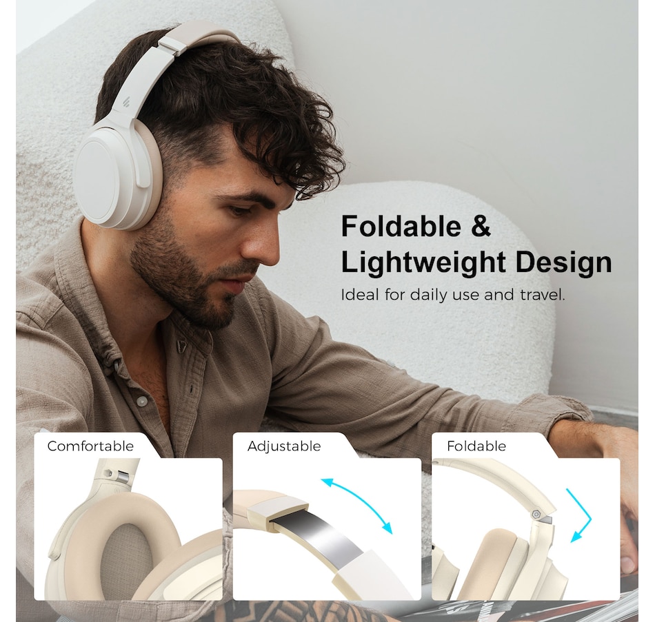 Image 810373_ALTMORE30.jpg, Product 810-373 / Price $29.99, Edifier WH700NB Wireless Active Noise Cancellation Over-Ear Headphones from Edifier on TSC.ca's Electronics department