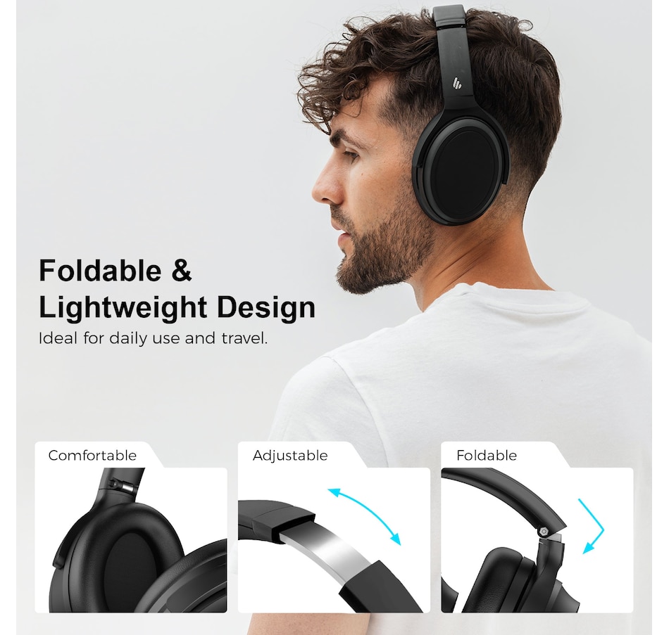 Image 810373_ALTMORE6.jpg, Product 810-373 / Price $69.99, Edifier WH700NB Wireless Active Noise Cancellation Over-Ear Headphones from Edifier on TSC.ca's Electronics department