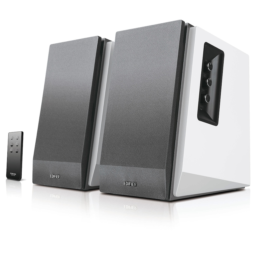 Image 810382_ST01.jpg, Product 810-382 / Price $249.99, Edifier R1700BT Bluetooth Bookshelf Speakers - Powered 2.0 Active White Speaker from Edifier on TSC.ca's Electronics department