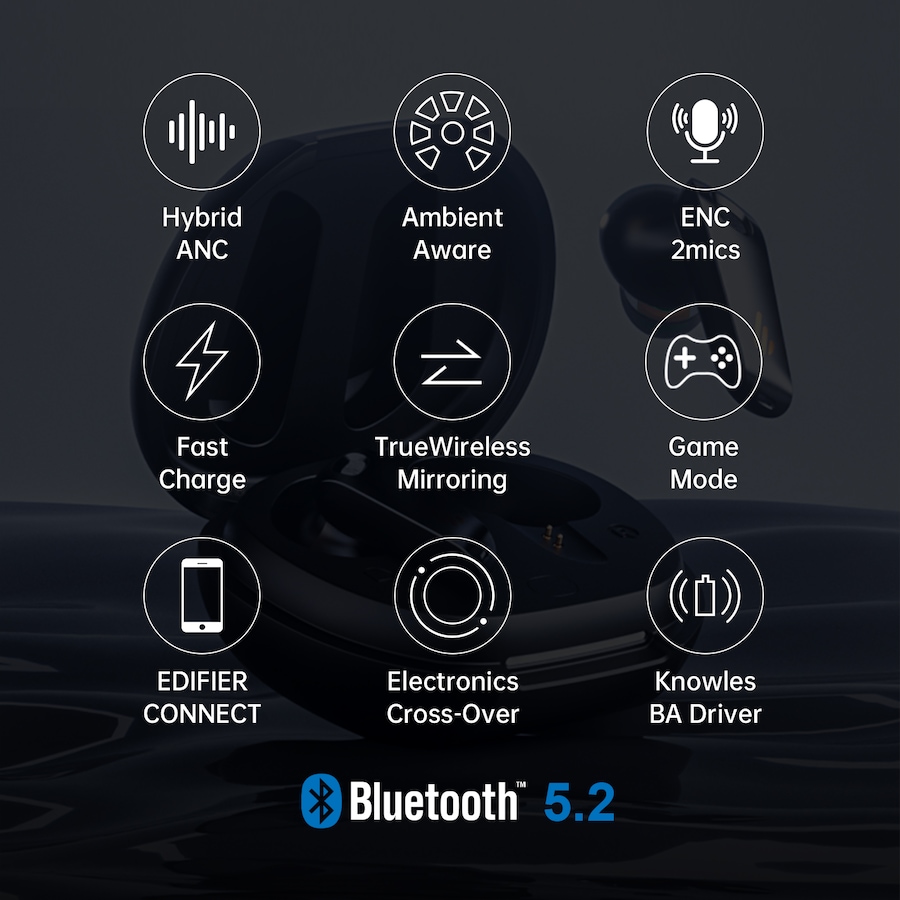 Image 810383_ALTMORE3.jpg, Product 810-383 / Price $199.99, Edifier NeoBuds S True Wireless Noise Cancellation In-Ear Earbuds from Edifier on TSC.ca's Electronics department