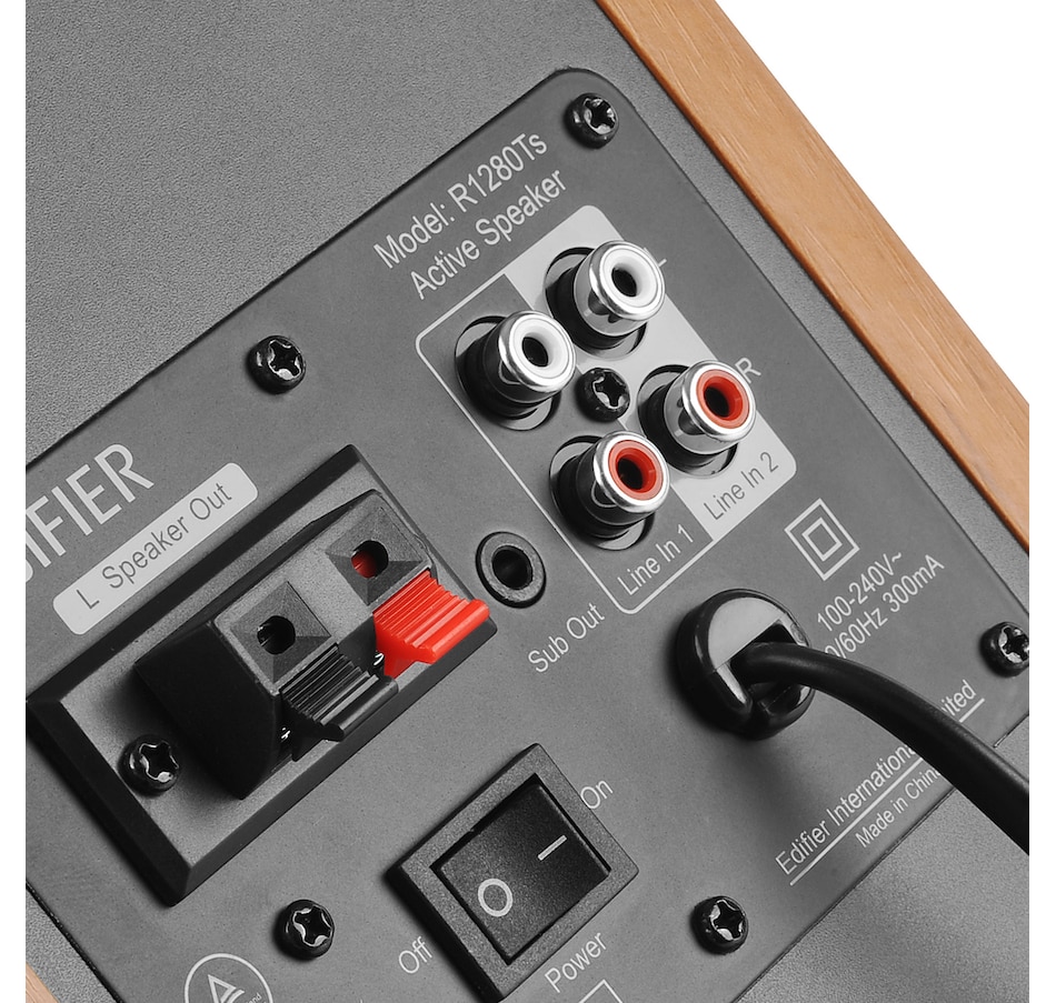 Image 810394_ALTMORE6.jpg, Product 810-394 / Price $179.99, Edifier R1280Ts Active Bookshelf Speakers from Edifier on TSC.ca's Electronics department