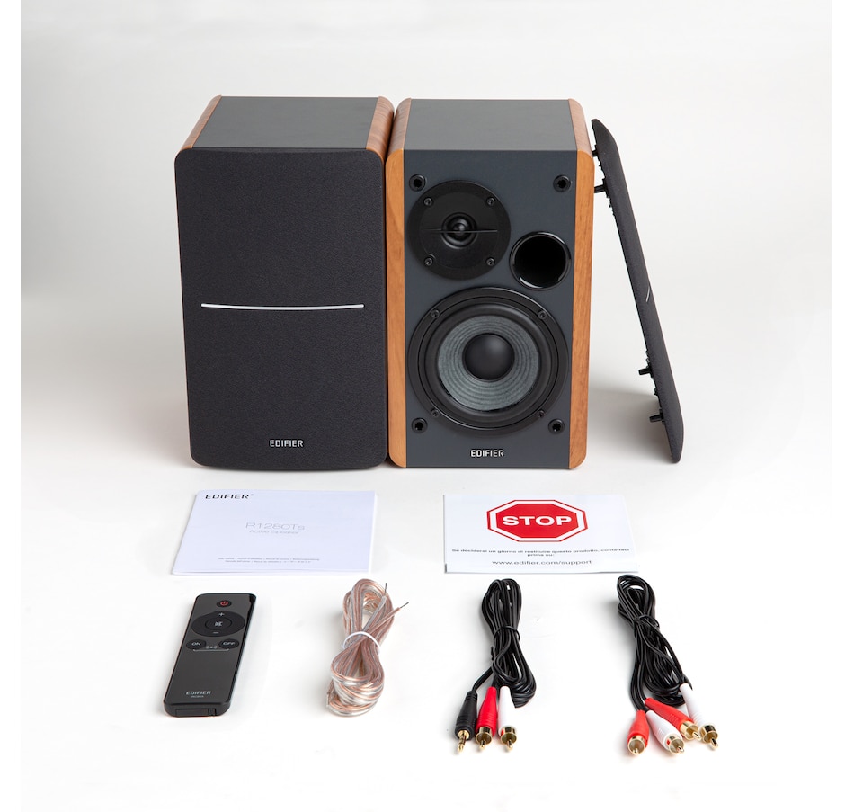 Image 810394_ALTMORE7.jpg, Product 810-394 / Price $179.99, Edifier R1280Ts Active Bookshelf Speakers from Edifier on TSC.ca's Electronics department