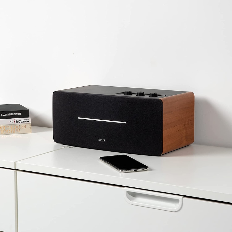 Image 810405_ALTMORE5.jpg, Product 810-405 / Price $179.99, Edifier D12 Bookshelf Speaker - Integrated Desktop Stereo Bluetooth Speaker from Edifier on TSC.ca's Electronics department