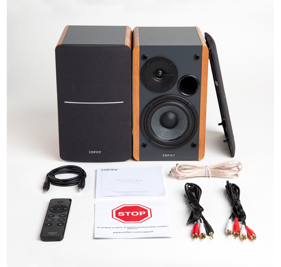 Image 810423_ALTMORE11.jpg, Product 810-423 / Price $149.99 - $229.99, Edifier R1280DBs Active Bluetooth Bookshelf Speakers from Edifier on TSC.ca's Electronics department