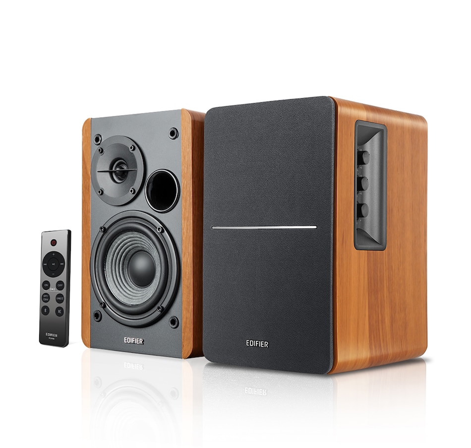 Image 810423_ST02.jpg, Product 810-423 / Price $149.99 - $229.99, Edifier R1280DBs Active Bluetooth Bookshelf Speakers from Edifier on TSC.ca's Electronics department