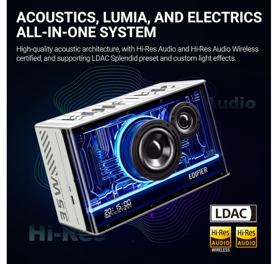 Image 810496_ALTMORE14.jpg, Product 810-496 / Price $279.99, Edifier QD35 Tabletop Bluetooth Speaker from Edifier on TSC.ca's Electronics department