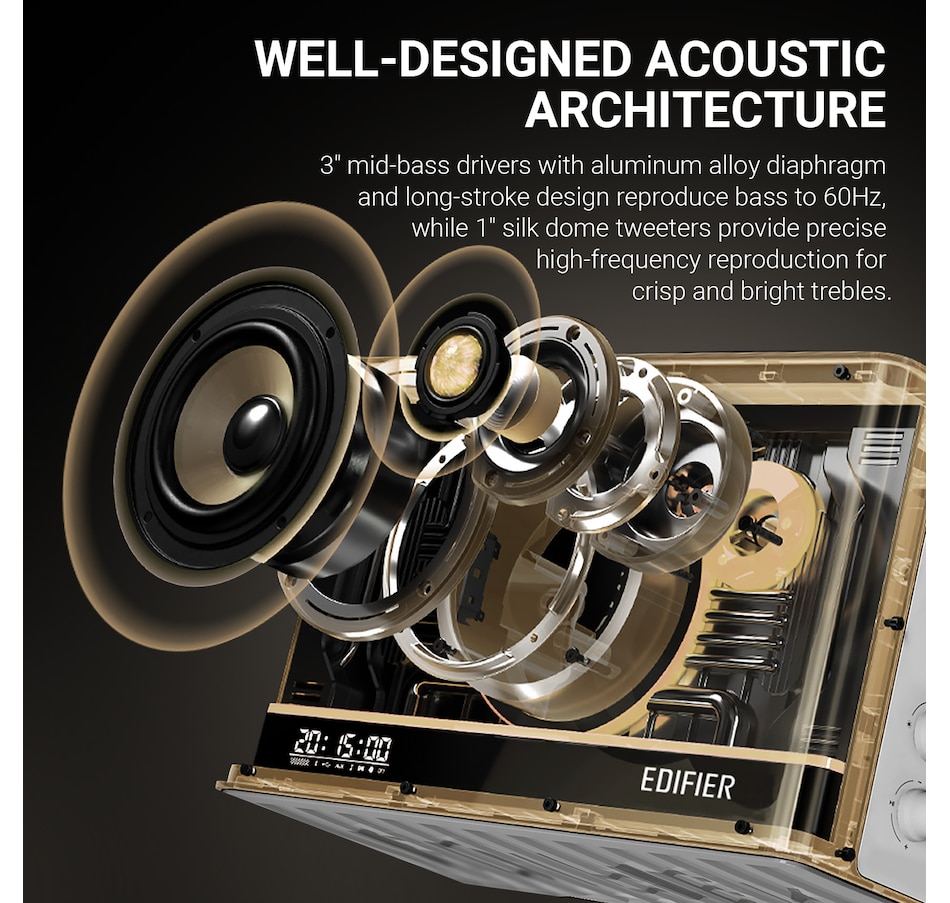 Image 810496_ALTMORE16.jpg, Product 810-496 / Price $279.99, Edifier QD35 Tabletop Bluetooth Speaker from Edifier on TSC.ca's Electronics department