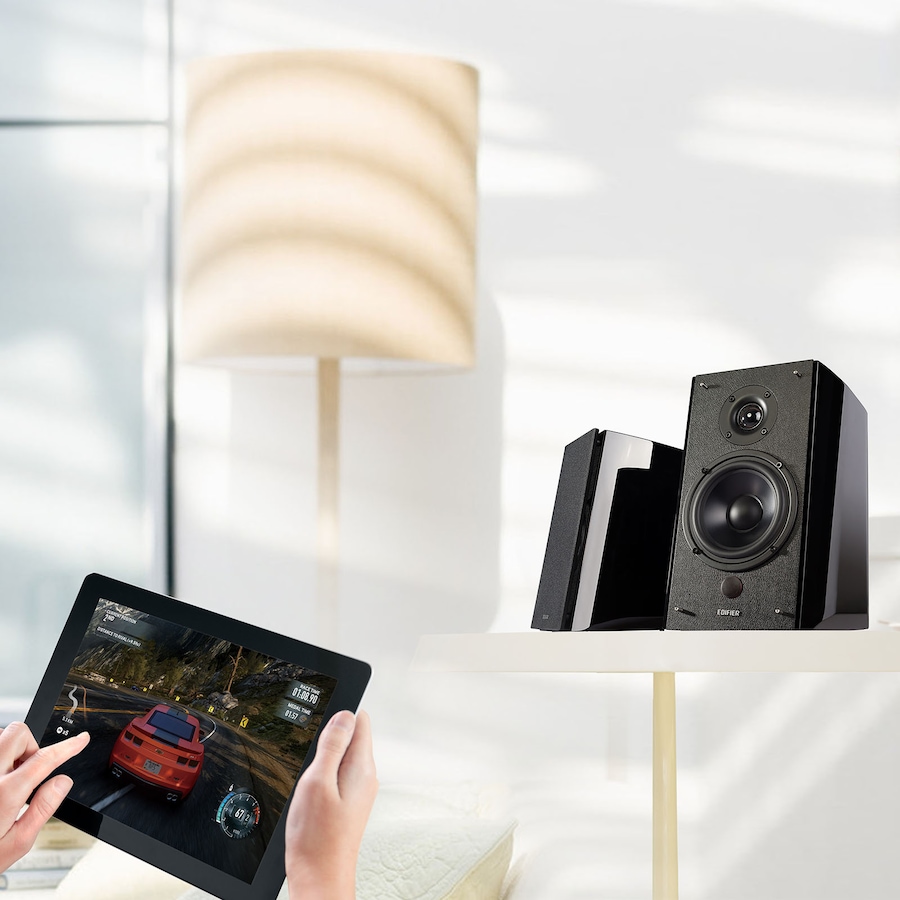 Image 810497_ALTMORE5.jpg, Product 810-497 / Price $299.99, Edifier R2000DB Powered Bluetooth Bookshelf Speakers - Optical Input from Edifier on TSC.ca's Electronics department