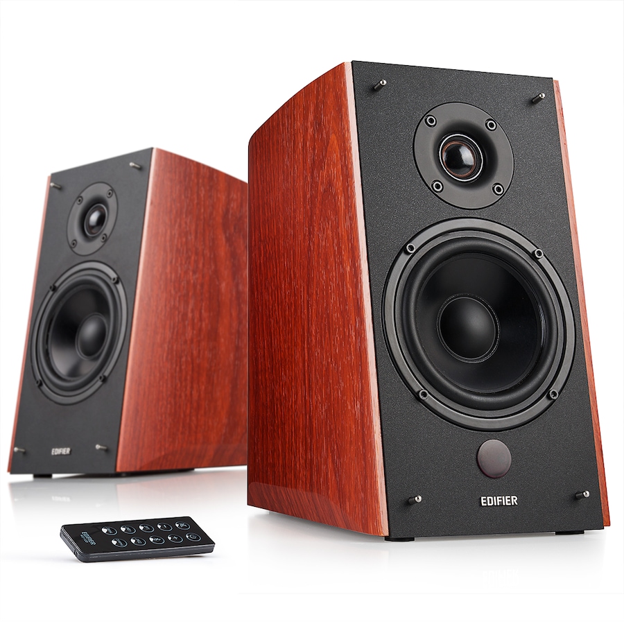 Image 810497_ST02.jpg, Product 810-497 / Price $299.99, Edifier R2000DB Powered Bluetooth Bookshelf Speakers - Optical Input from Edifier on TSC.ca's Electronics department