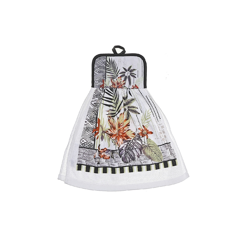 Image 810542.jpg, Product 810-542 / Price $19.99, Tie Hand Towel Tropical Chic - Set of 2 from Maison Concepts on TSC.ca's Home & Garden department