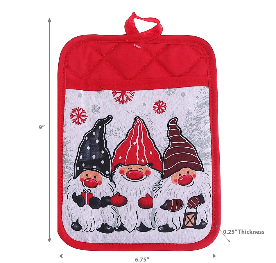 Home & Garden Bedding & Bath Christmas Pot Holder With Pocket