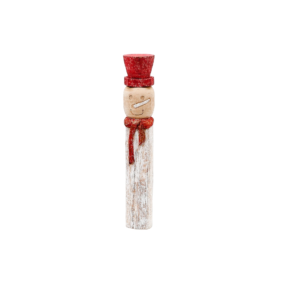 Image 810599.jpg, Product 810-599 / Price $94.97, Christmas Nilgiri Wood Snowman With Top Hat Totem Pole from Maison Concepts on TSC.ca's Home & Garden department